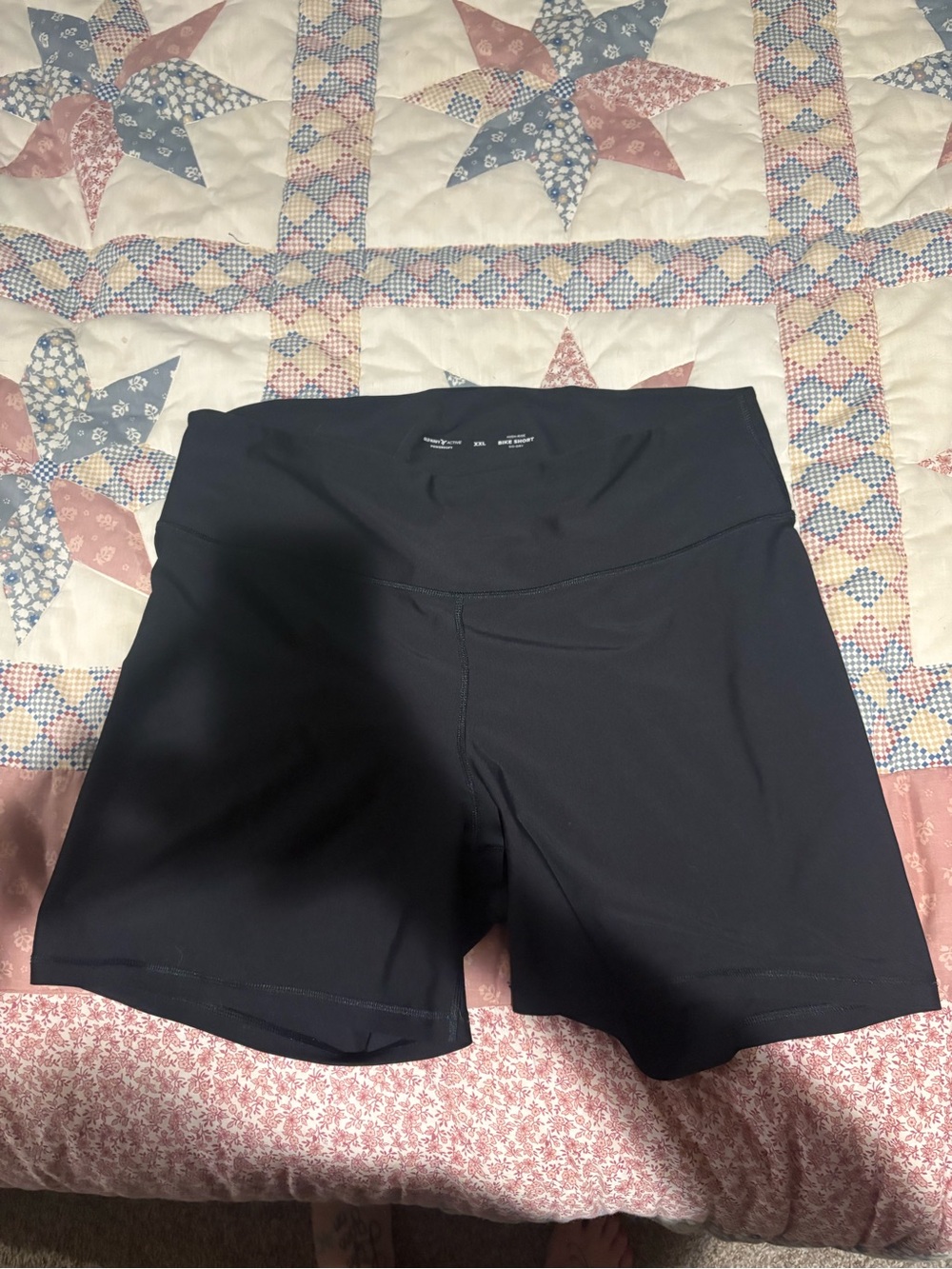 Old Navy Black High-Rise Bike Shorts